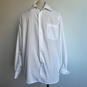 Horst - White Button Down Long Sleeve Shirt